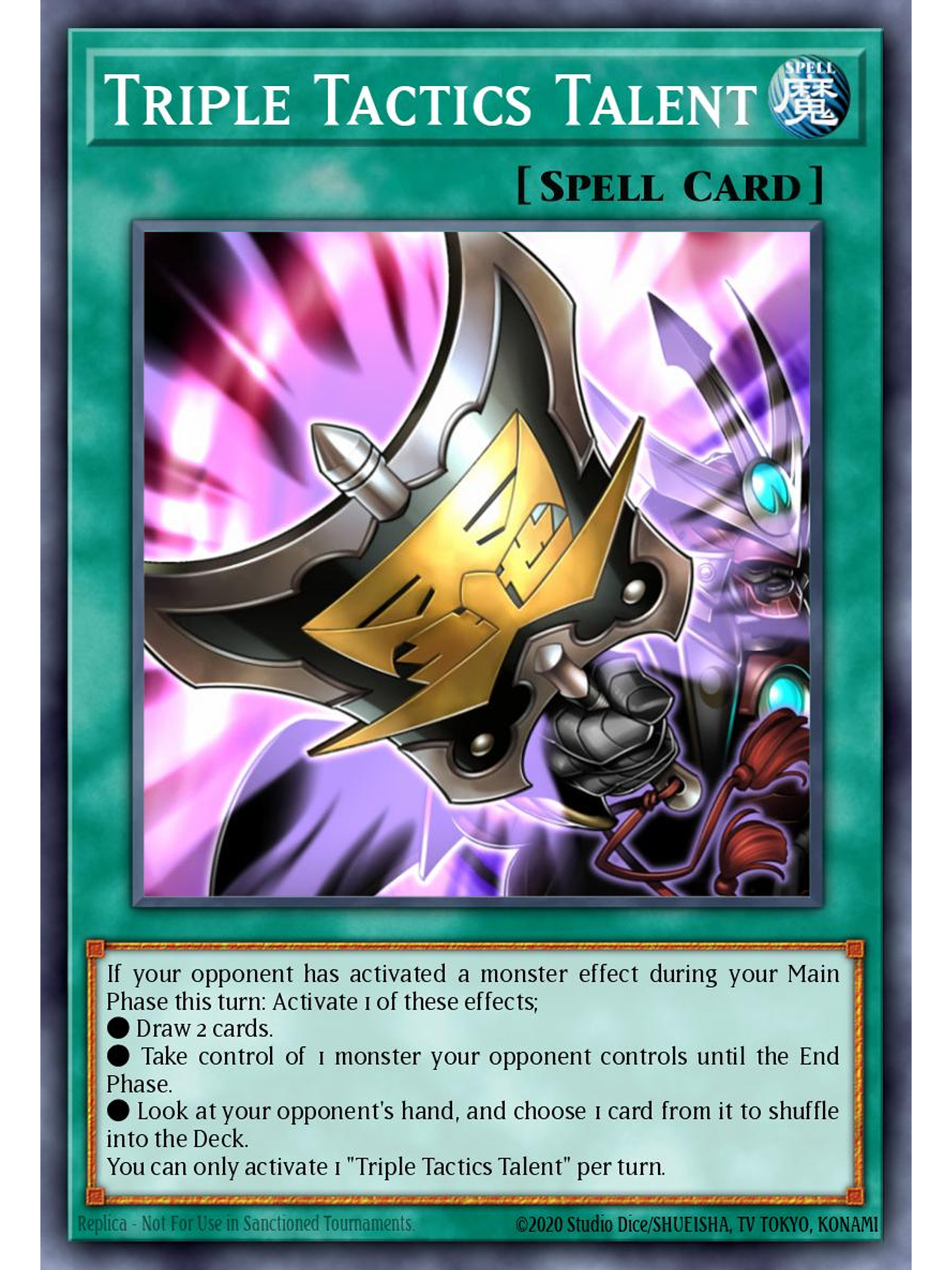 Triple Tactics Talent - L26D-ENS21 - Common 1st Edition 1