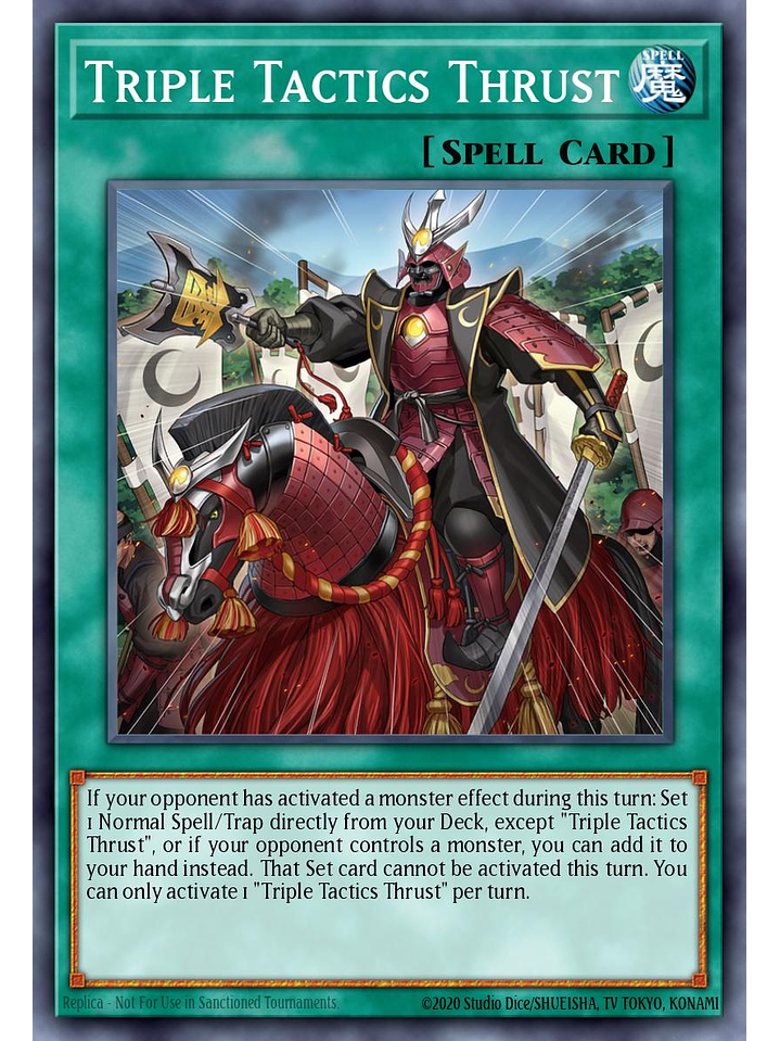 Triple Tactics Thrust - L26D-ENS23 - Common 1st Edition 1