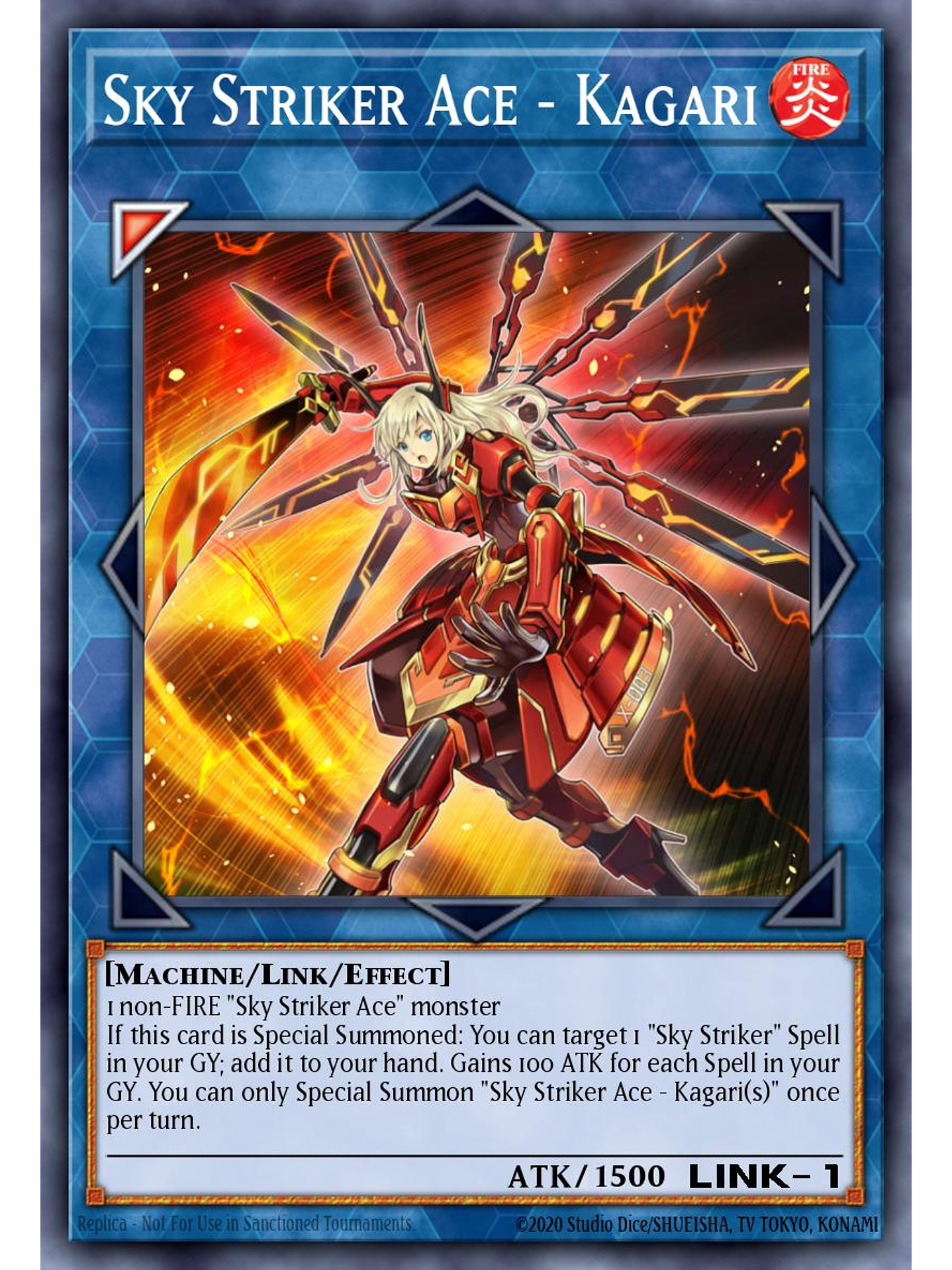 Sky Striker Ace - Kagari - L26D-ENS25 - Common 1st Edition 1