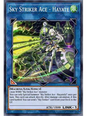 Sky Striker Ace - Hayate - L26D-ENS27 - Common 1st Edition