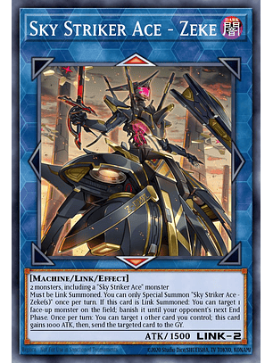 Sky Striker Ace - Zeke - L26D-ENS29 - Common 1st Edition