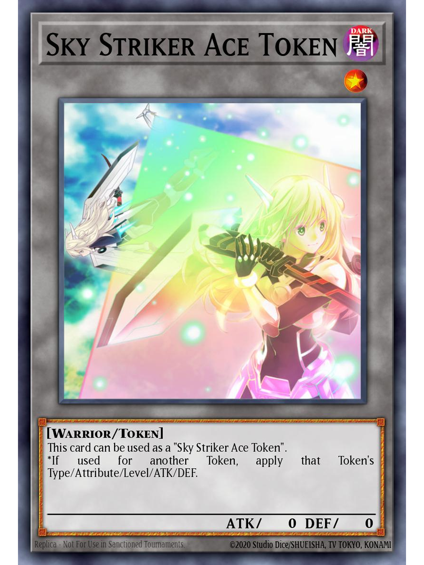 Sky Striker Ace Token - L26D-ENS36 - Common 1st Edition 1