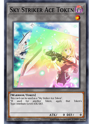 Sky Striker Ace Token - L26D-ENS36 - Common 1st Edition