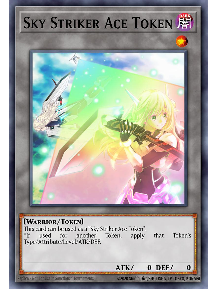 Sky Striker Ace Token - L26D-ENS36 - Common 1st Edition 1