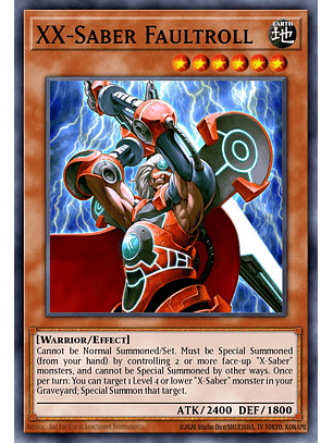 XX-Saber Faultroll - L26D-ENX04 - Common 1st Edition