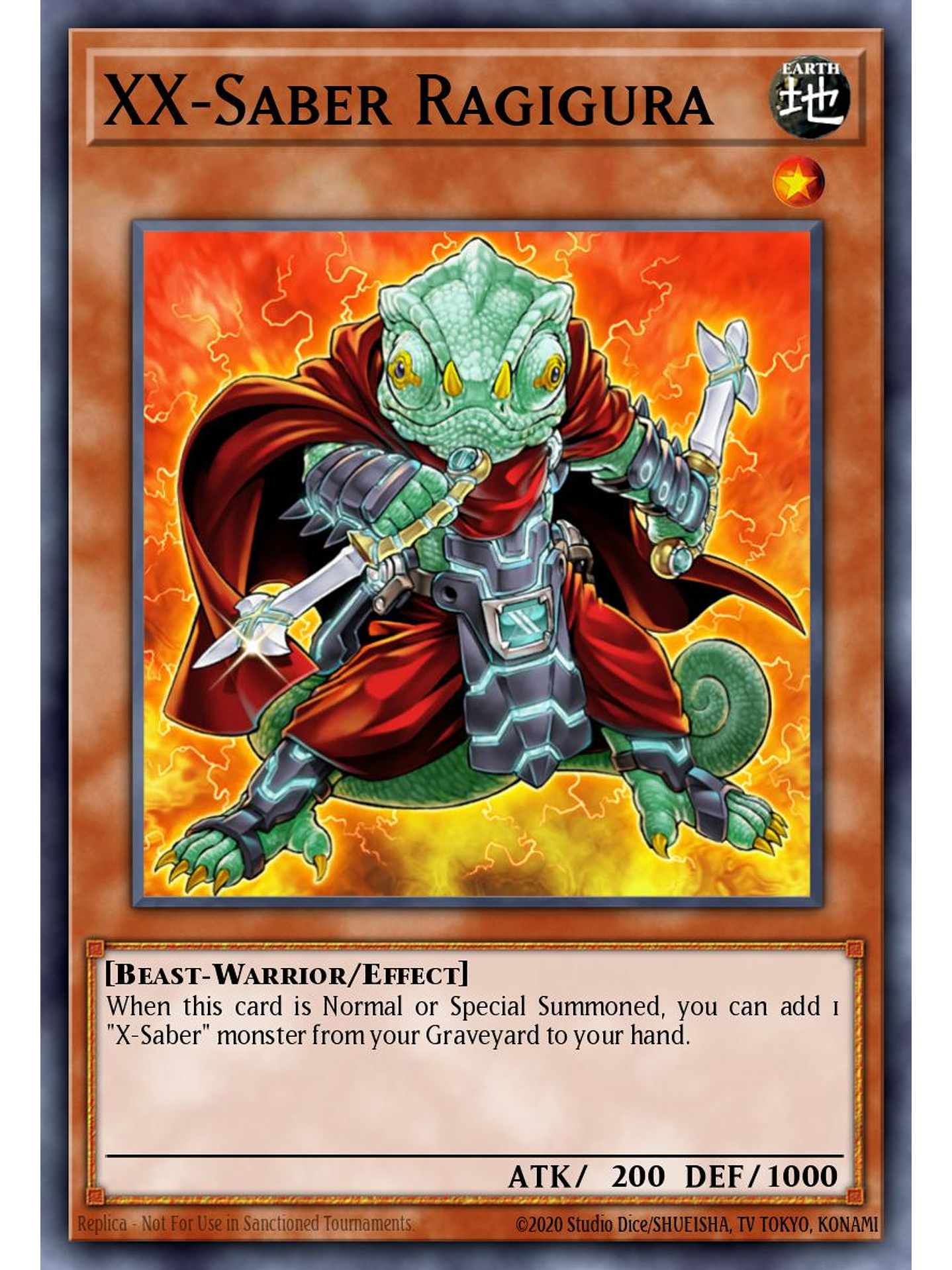 XX-Saber Ragigura - L26D-ENX05 - Common 1st Edition 1