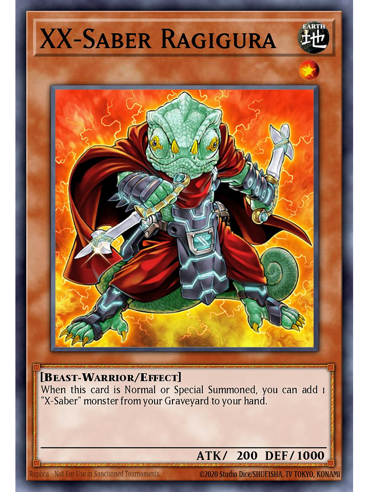 XX-Saber Ragigura - L26D-ENX05 - Common 1st Edition 1