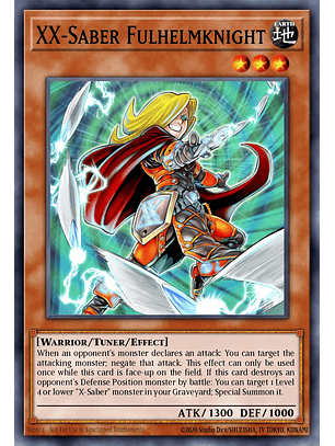 XX-Saber Fulhelmknight - L26D-ENX06 - Common 1st Edition
