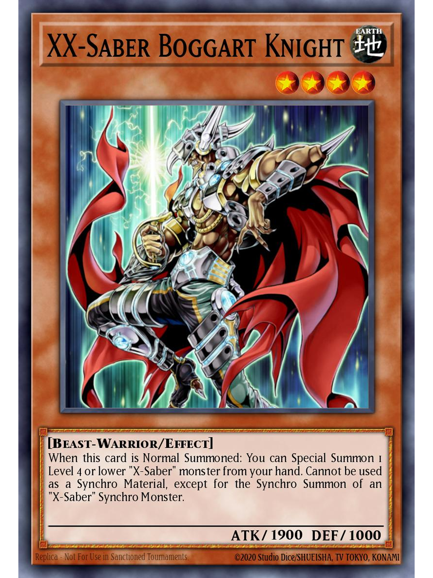 XX-Saber Boggart Knight - L26D-ENX09 - Common 1st Edition 1