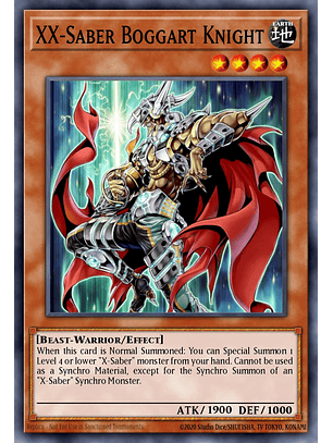XX-Saber Boggart Knight - L26D-ENX09 - Common 1st Edition