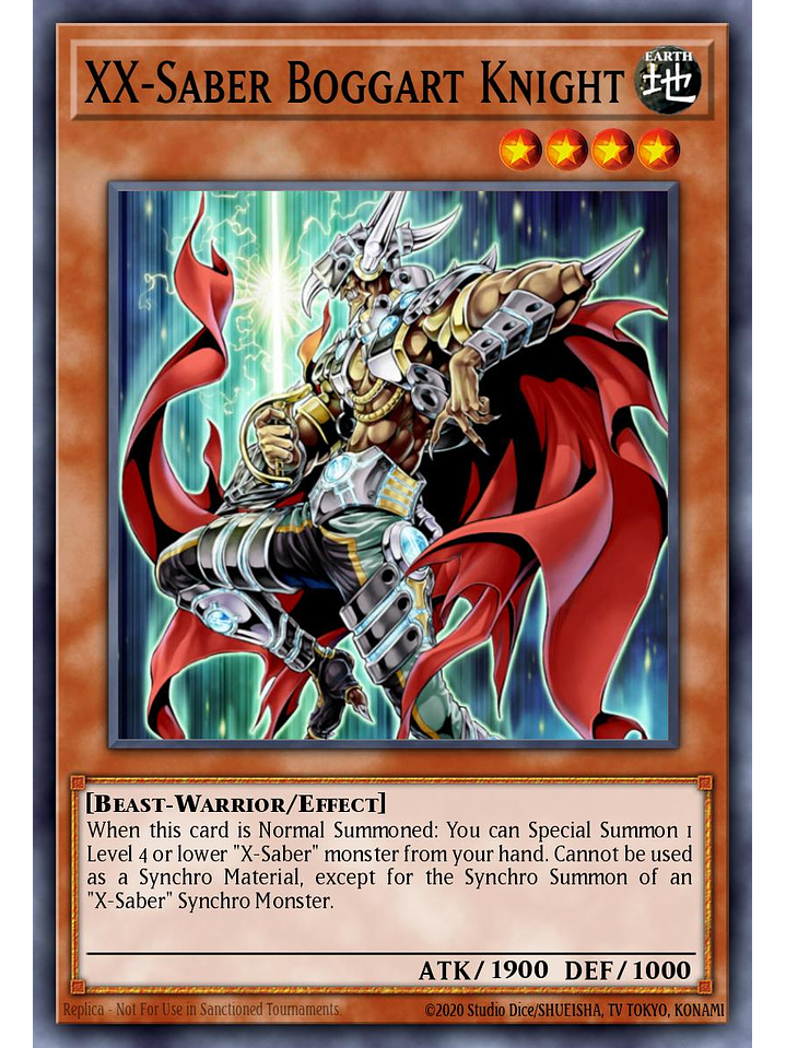 XX-Saber Boggart Knight - L26D-ENX09 - Common 1st Edition 1