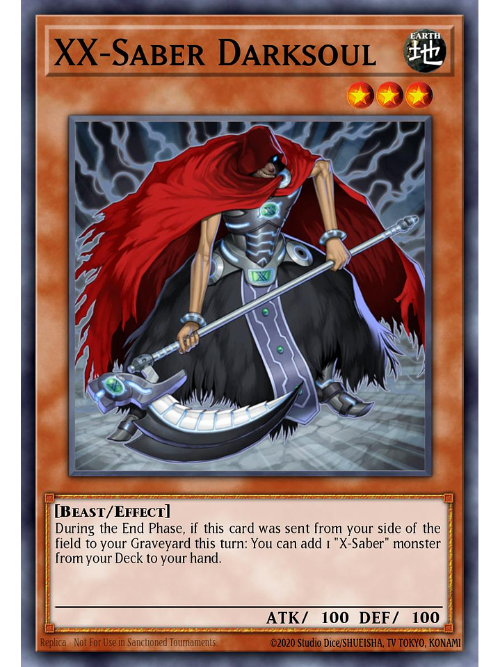 XX-Saber Darksoul - L26D-ENX10 - Common 1st Edition 1