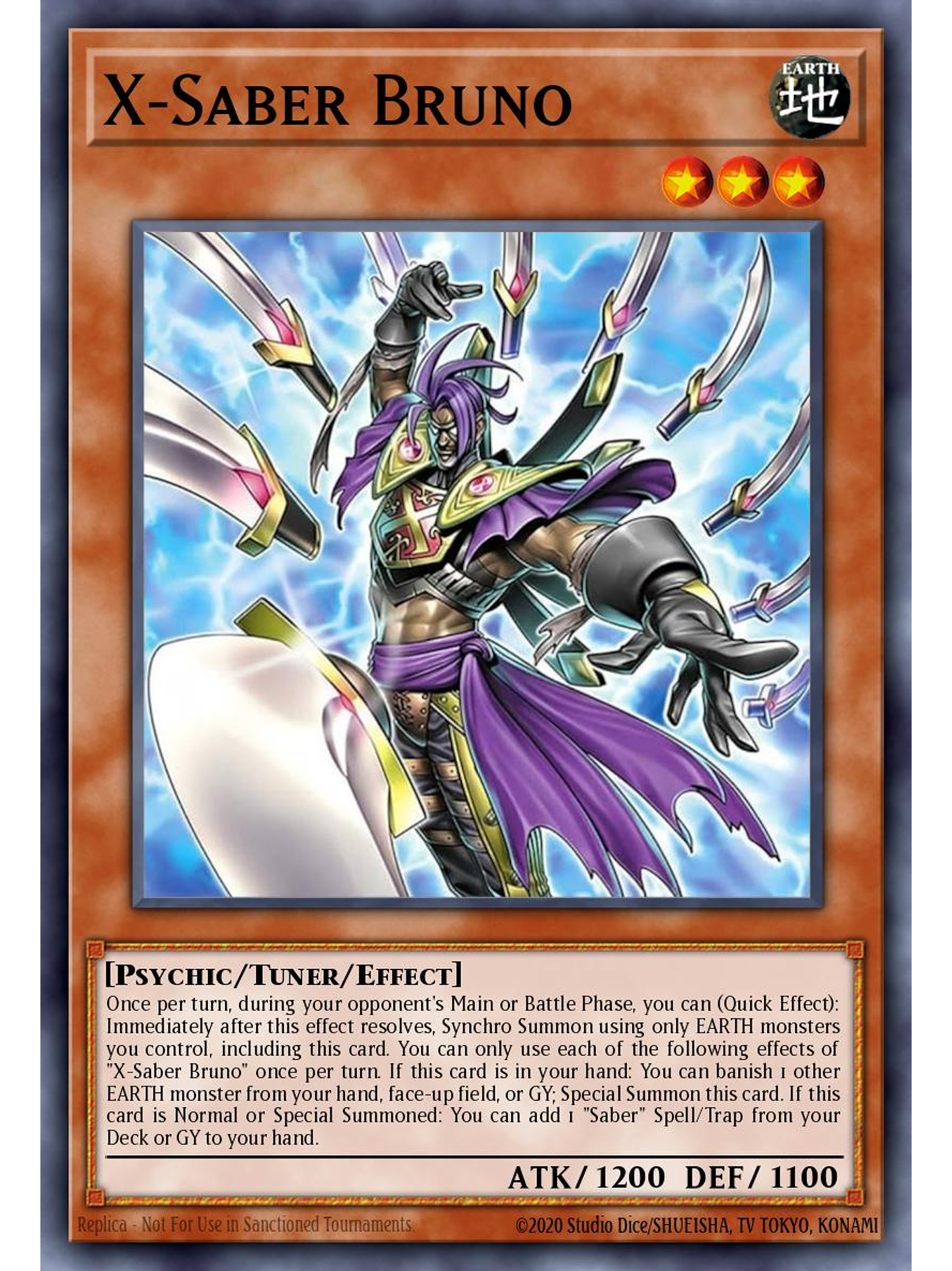 X-Saber Bruno - L26D-ENX15 - Common 1st Edition 1