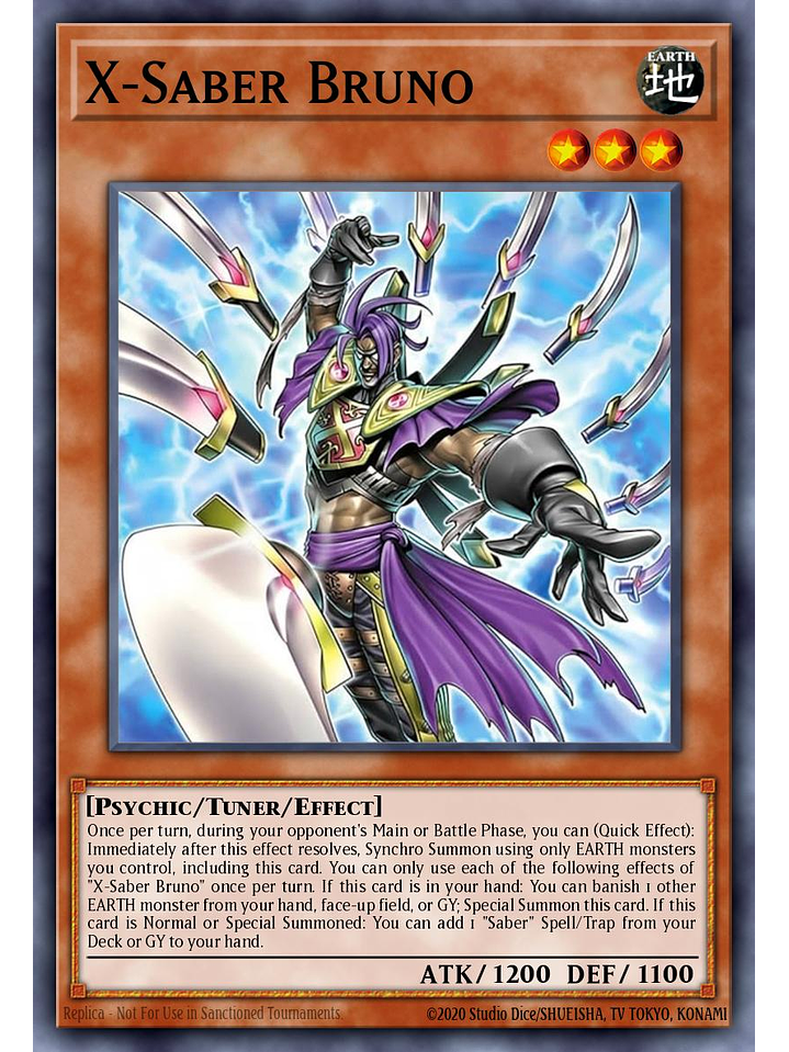 X-Saber Bruno - L26D-ENX15 - Common 1st Edition 1