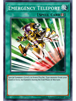 Emergency Teleport - L26D-ENX16 - Common 1st Edition