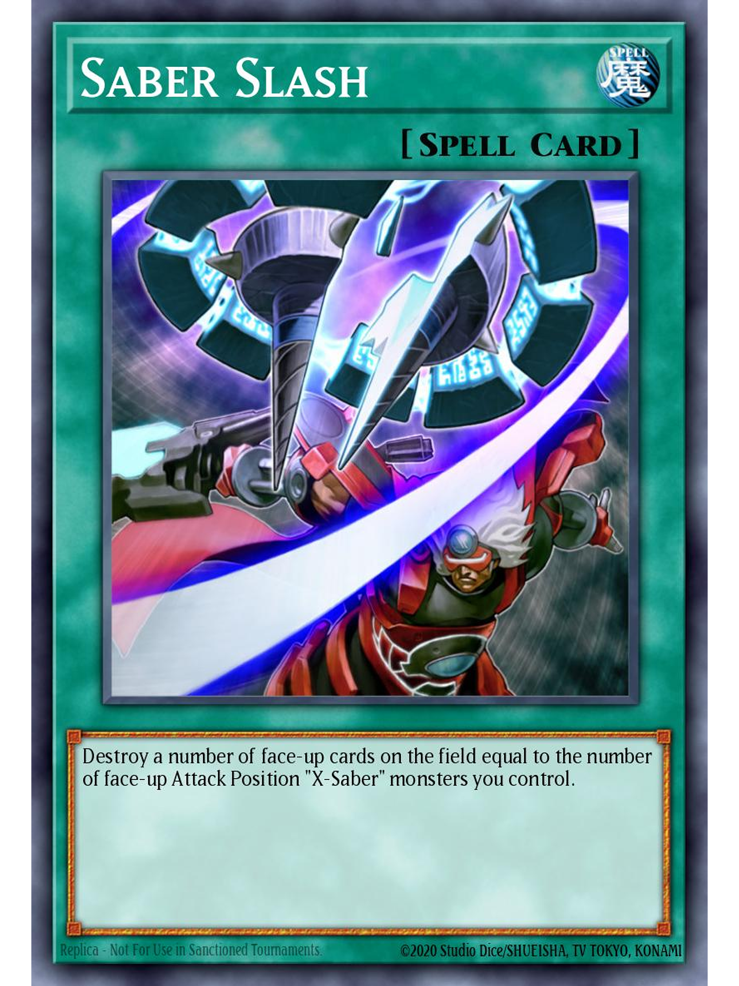 Saber Slash - L26D-ENX17 - Common 1st Edition 1