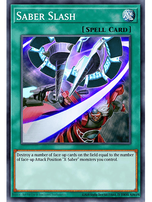 Saber Slash - L26D-ENX17 - Common 1st Edition