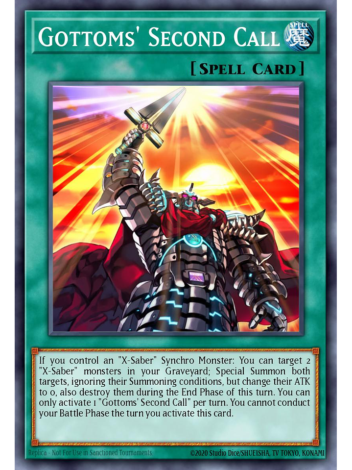 Gottoms' Second Call - L26D-ENX19 - Ultra Rare 1st Edition 1