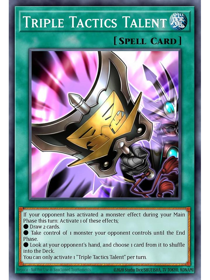 Triple Tactics Talent - L26D-ENX21 - Common 1st Edition 1