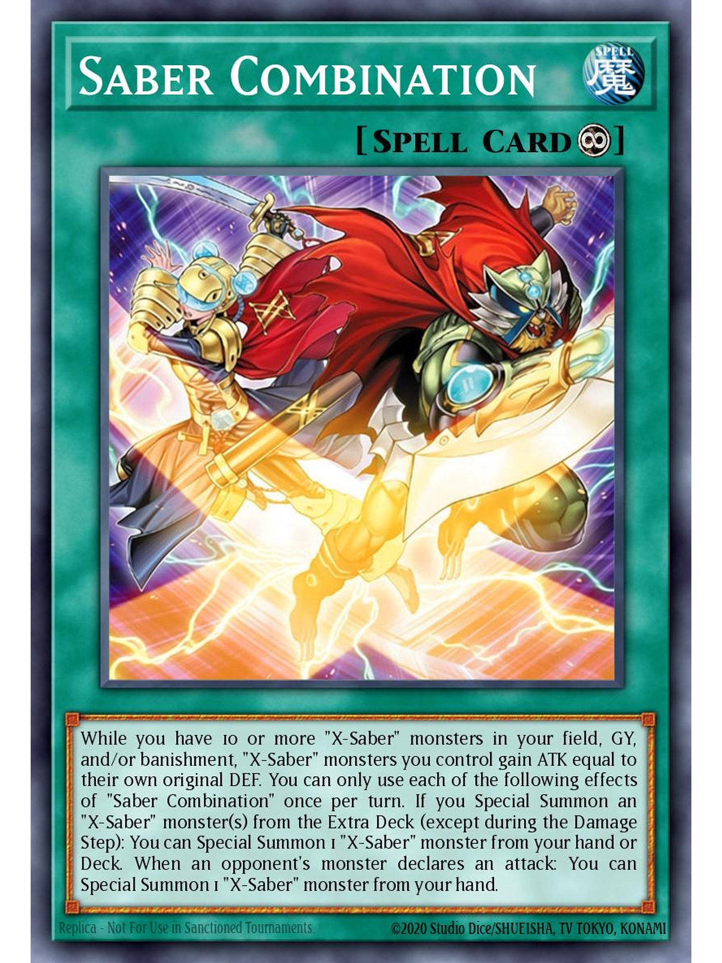 Saber Combination - L26D-ENX25 - Ultra Rare 1st Edition 1