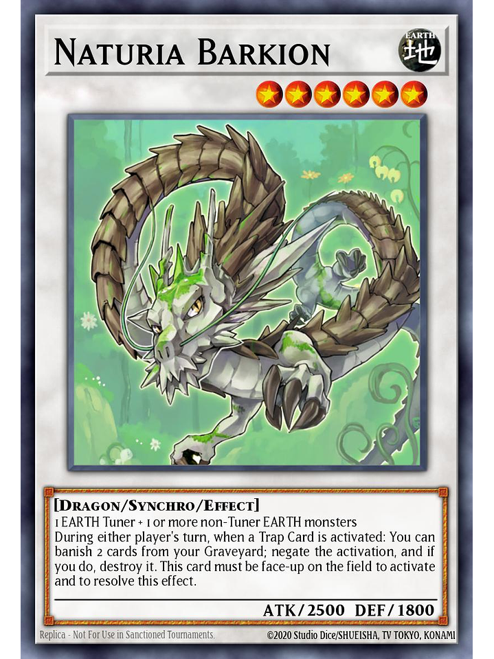 Naturia Barkion - L26D-ENX33 - Common 1st Edition 1