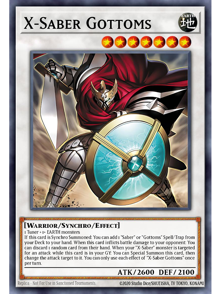 X-Saber Gottoms - L26D-ENX43 - Ultra Rare 1st Edition 1