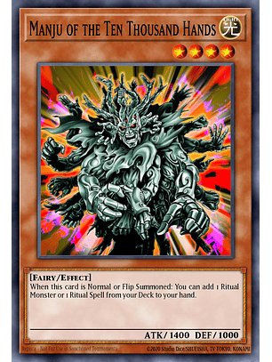 Manju of the Ten Thousand Hands - L26D-ENM01 - Common 1st Edition