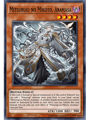 Mitsurugi no Mikoto, Aramasa - L26D-ENM06 - Common 1st Edition