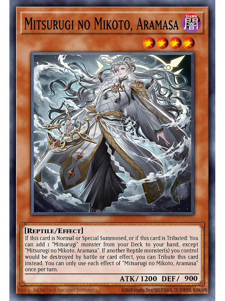 Mitsurugi no Mikoto, Aramasa - L26D-ENM06 - Common 1st Edition 1