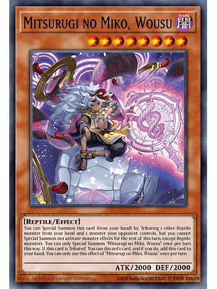 Mitsurugi no Miko, Wousu - L26D-ENM07 - Common 1st Edition