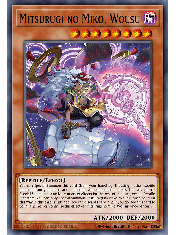 Mitsurugi no Miko, Wousu - L26D-ENM07 - Common 1st Edition 1