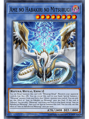 Ame no Habakiri no Mitsurugi - L26D-ENM10 - Ultra Rare 1st Edition