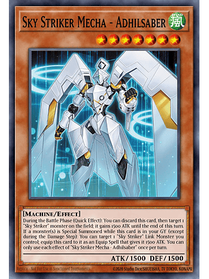 Sky Striker Mecha - Adil Saber - L26D-ENS04 - Ultra Rare 1st Edition
