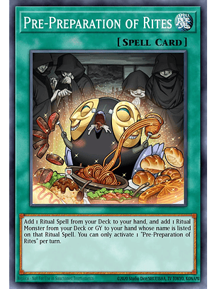 Pre-Preparation of Rites - L26D-ENM11 - Common 1st Edition