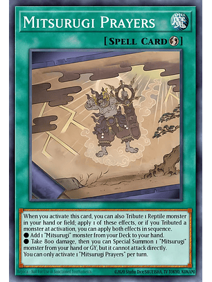 Mitsurugi Prayers - L26D-ENM14 - Ultra Rare 1st Edition