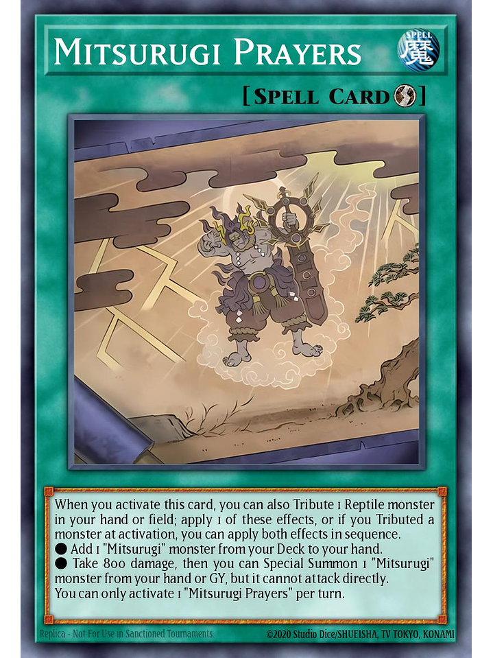 Mitsurugi Prayers - L26D-ENM14 - Common 1st Edition 1