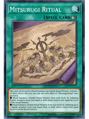 Mitsurugi Ritual - L26D-ENM15 - Common 1st Edition