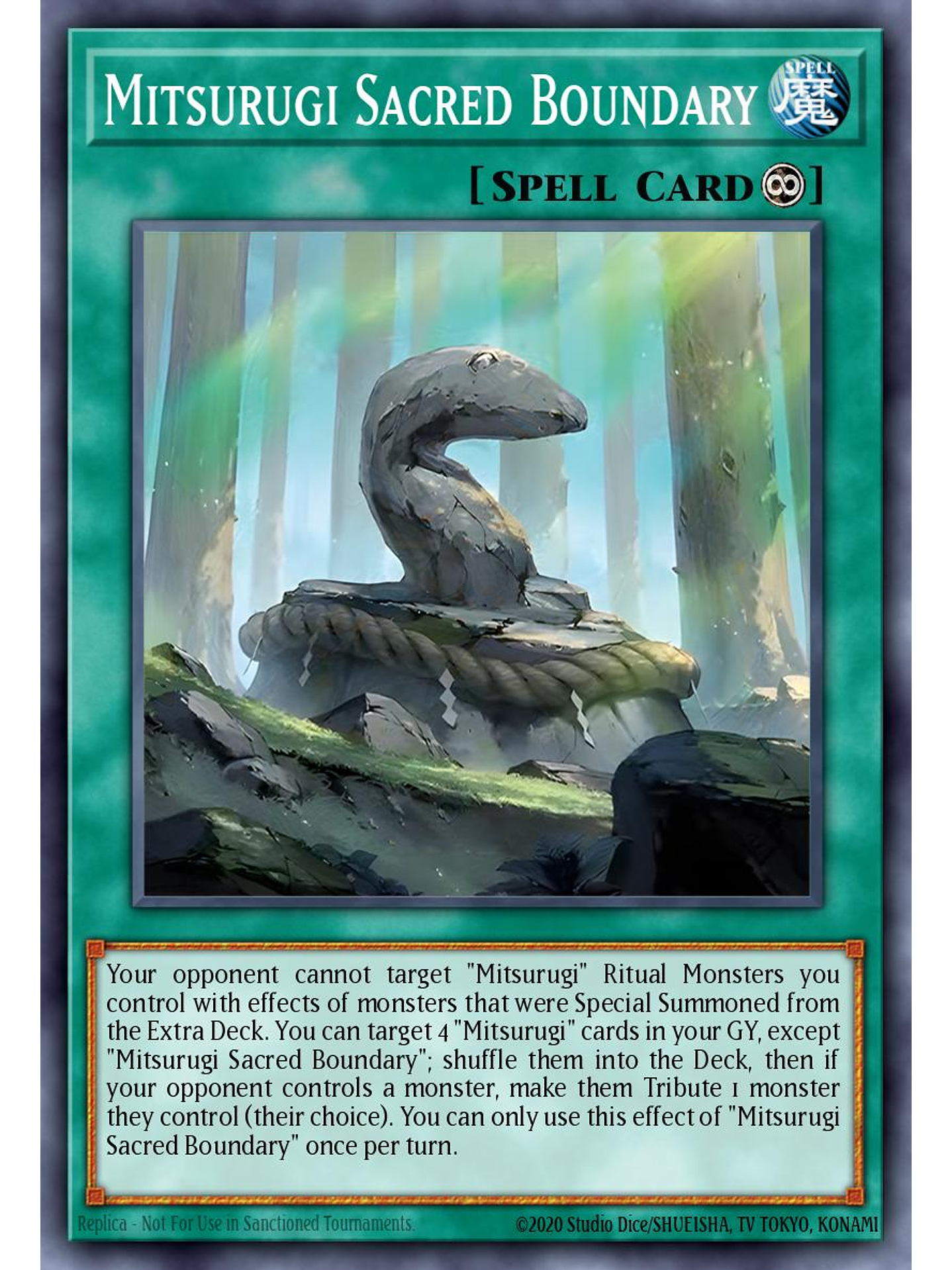 Mitsurugi Sacred Boundary - L26D-ENM18 - Common 1st Edition 1