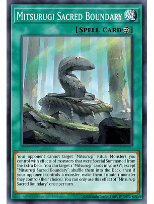 Mitsurugi Sacred Boundary - L26D-ENM18 - Common 1st Edition