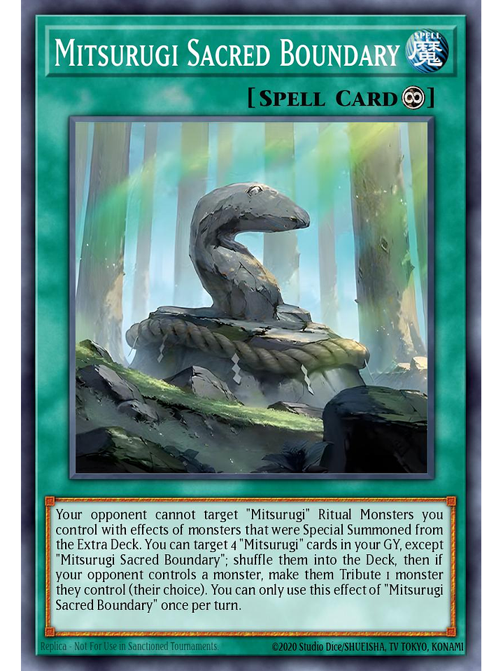 Mitsurugi Sacred Boundary - L26D-ENM18 - Common 1st Edition 1