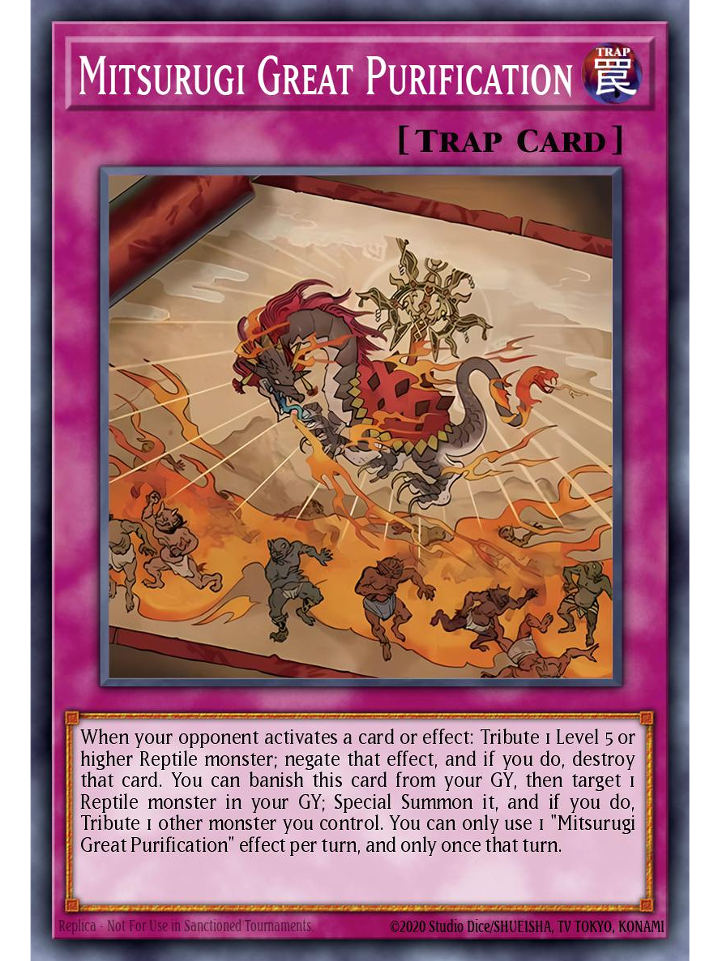 Mitsurugi Great Purification - L26D-ENM20 - Ultra Rare 1st Edition 1