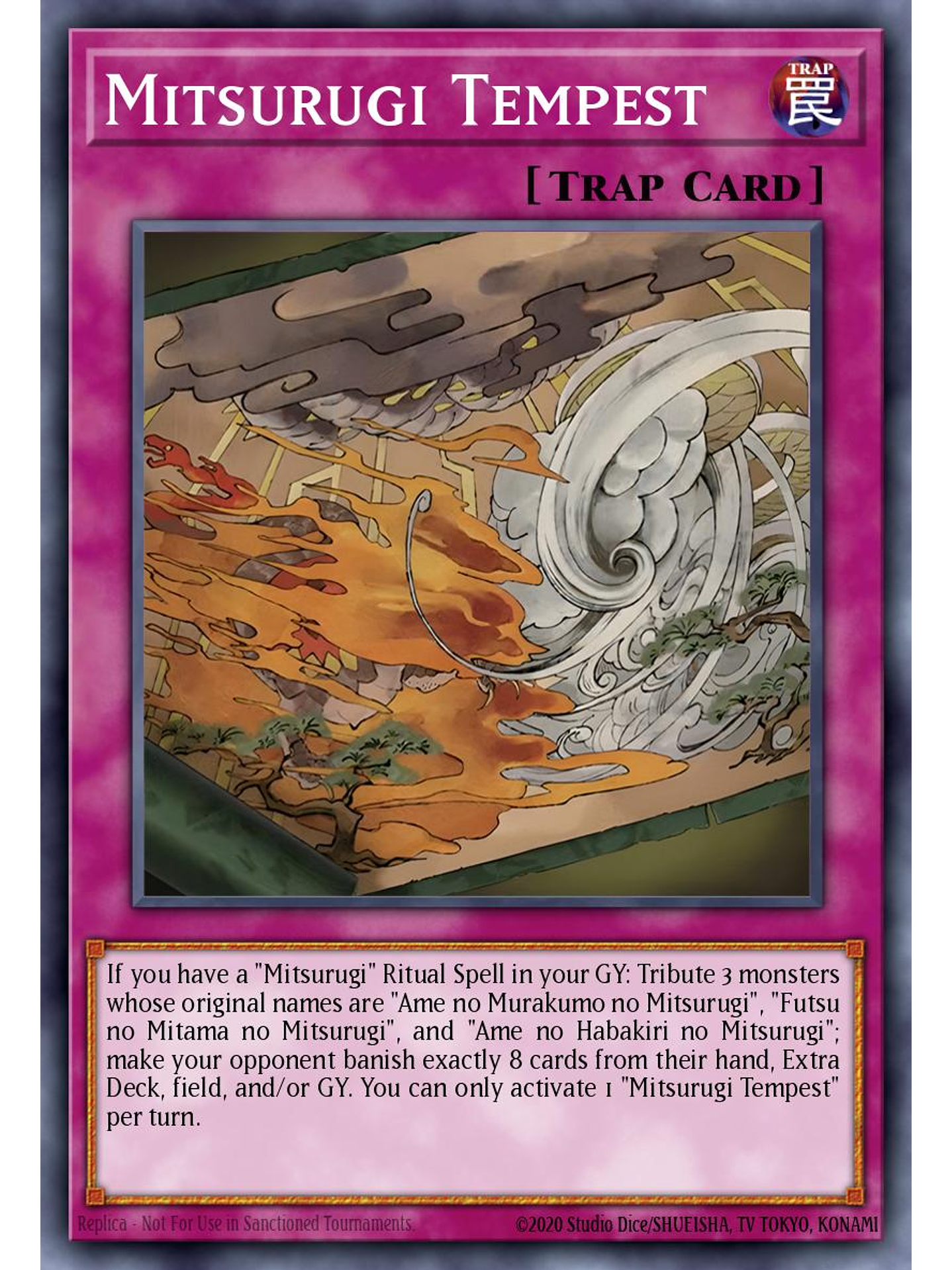 Mitsurugi Tempest - L26D-ENM21 - Ultra Rare 1st Edition 1