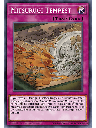 Mitsurugi Tempest - L26D-ENM21 - Ultra Rare 1st Edition