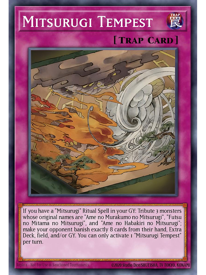 Mitsurugi Tempest - L26D-ENM21 - Ultra Rare 1st Edition 1