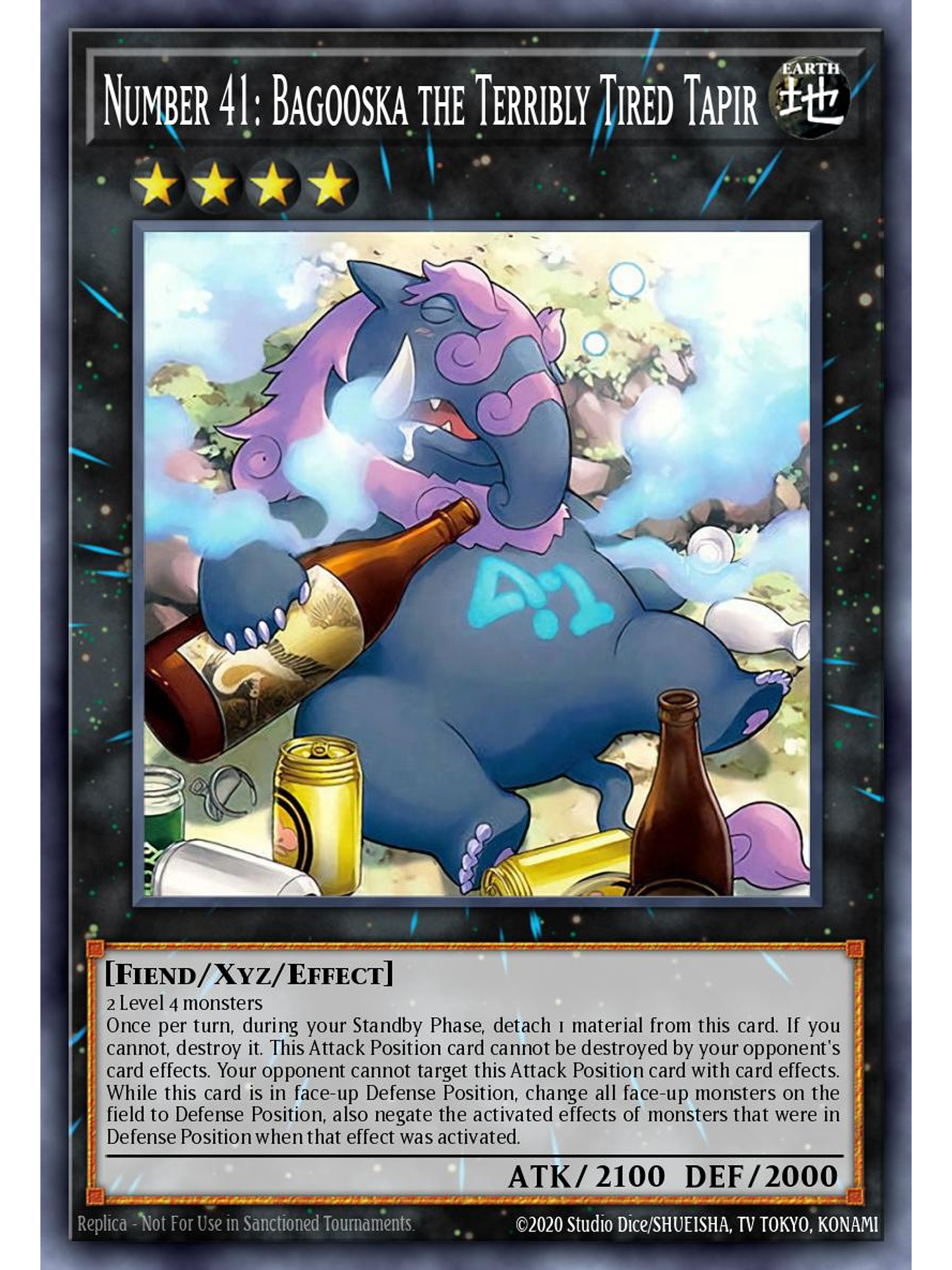 Number 41: Bagooska the Terribly Tired Tapir - L26D-ENM24 - Common 1st Edition 1