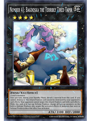 Number 41: Bagooska the Terribly Tired Tapir - L26D-ENM24 - Common 1st Edition