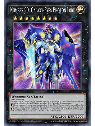 Number 90: Galaxy-Eyes Photon Lord - L26D-ENM25 - Common 1st Edition