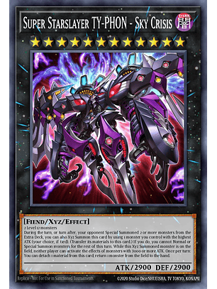 Super Starslayer TY-PHON - Sky Crisis - L26D-ENM28 - Common 1st Edition