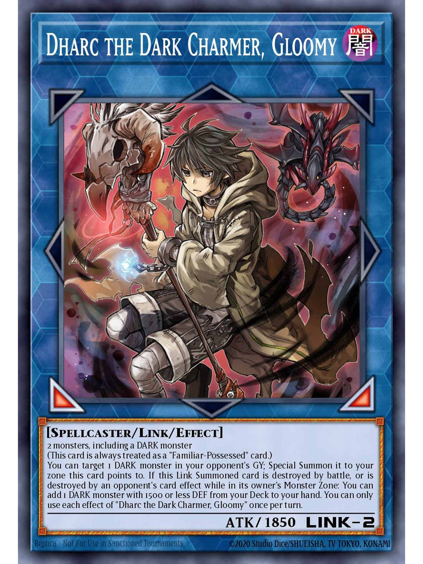 Dharc the Dark Charmer, Gloomy - L26D-ENM30 - Common 1st Edition 1