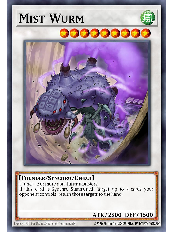 Mist Wurm - L26D-ENX29 - Secret Rare 1st Edition 1